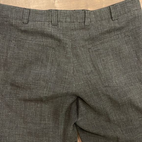 Gabriel 40R poly/wool/linen lightweight summer trousers in medium heathered grey - Picture 4 of 8